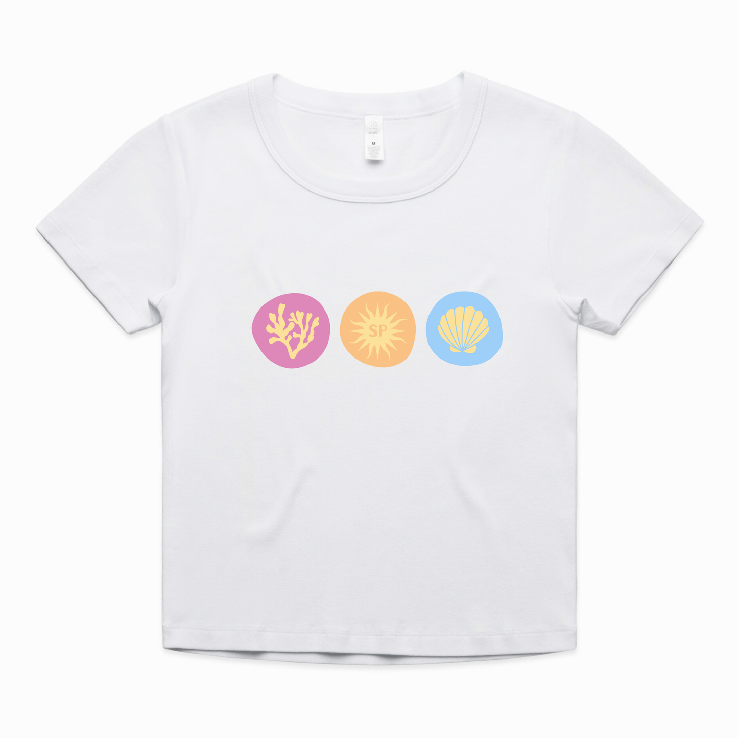 Seaside baby tee