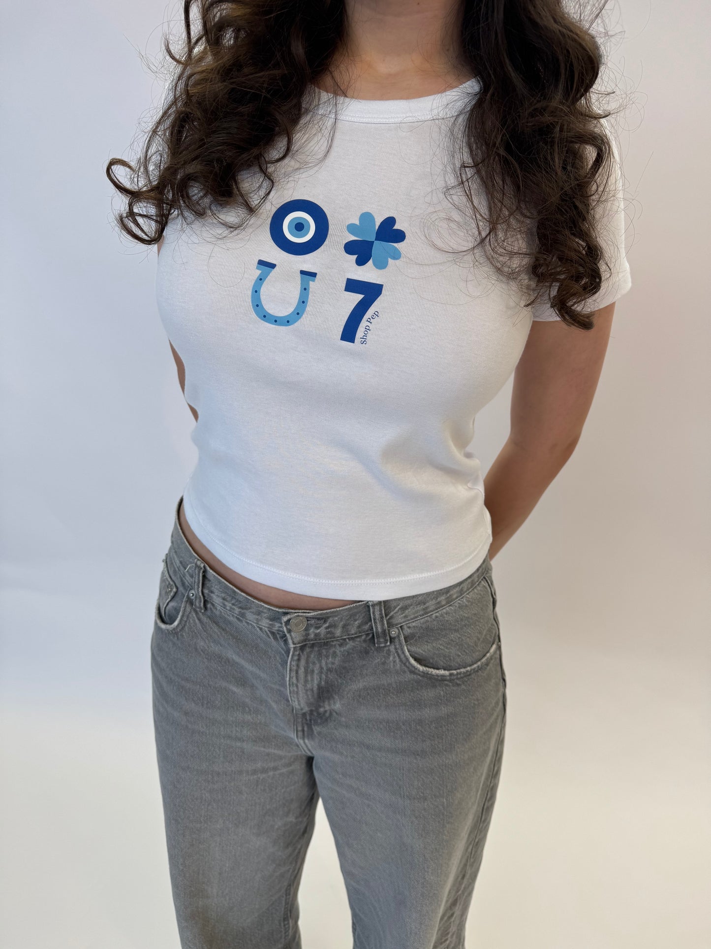 Lucky girl baby tee