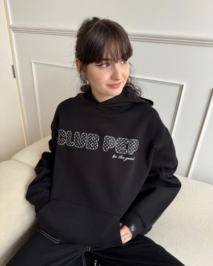 Club Pep Hoodie -  Black