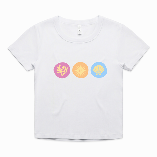 Seaside baby tee